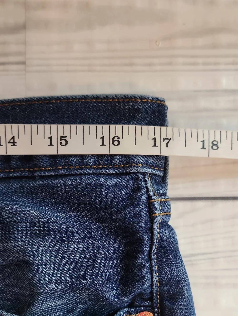 Levi's 501 Button Fly Straight-Leg Blue Denim Jeans Mens Size 34
